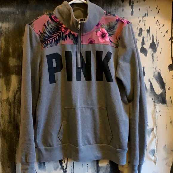 Victoria Secret Love Pink Full Zip Sweater - Picture 1 of 3